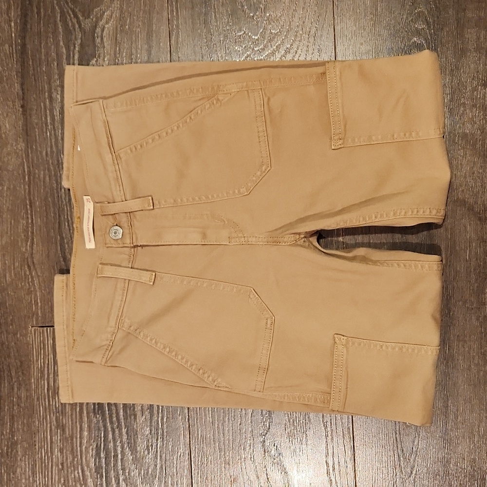Levi's Tan Straight Leg Pants